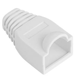 Lanberg rubber cover for RJ45 connector, white Pack of 100 units