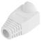 Coberta de goma Lanberg per a connector RJ45 de color blanc Pack de 100uds