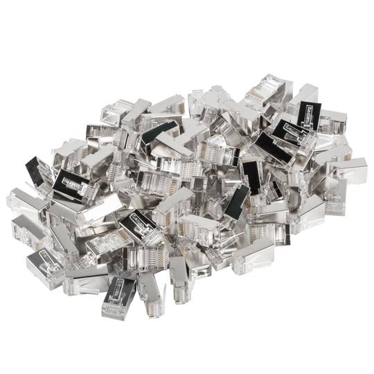 Pack de 100 unidades conector RJ45 Cat 5E FTP 8P8C de Lanberg PLS-5000