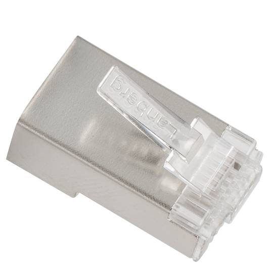 Pack de 100 unidades conector RJ45 Cat 5E FTP 8P8C de Lanberg PLS-5000