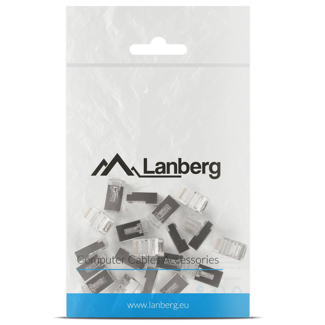 Pack de 100 unidades RJ45 cat.5E FTP de Lanberg PLS-5000EZ