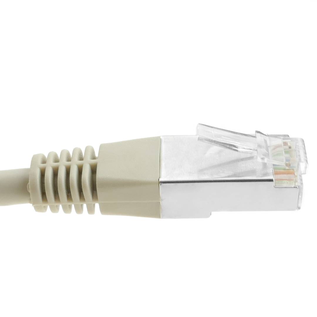 Cable de red ethernet Cat. 5e FTP de 15 m de color gris