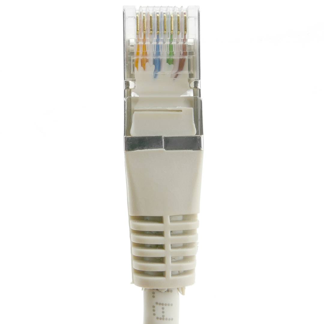 Cable de red ethernet Cat. 5e FTP de 15 m de color gris
