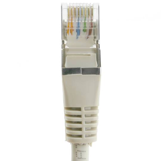 Cable de red ethernet Cat. 5e FTP de 15 m de color gris
