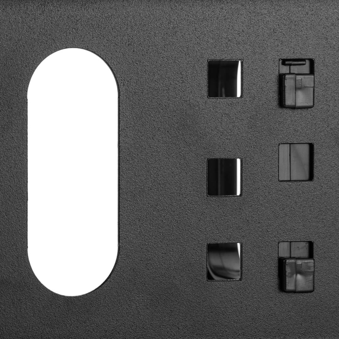 Panell guiacables per armari rack 19