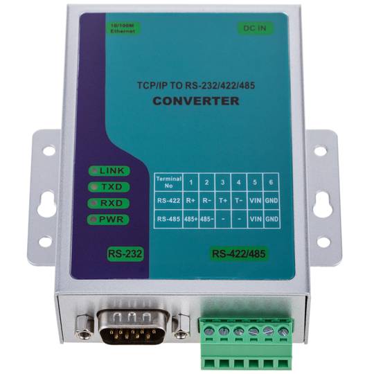 Gateway di comunicazione da TCP/IP a RS-232/422/485