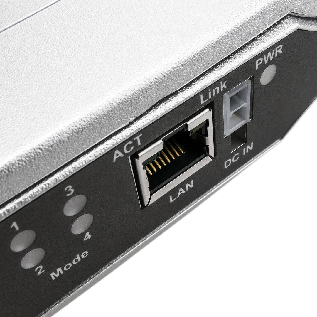 Servidor serial 4 x RS232 para ethernet TCP IP UDP RJ45 10/100 Mbps NCOM-411