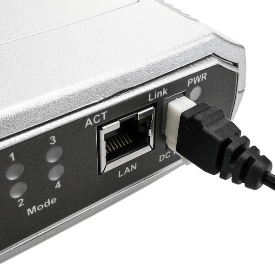 Servidor serial 4 x RS232 para ethernet TCP IP UDP RJ45 10/100 Mbps NCOM-411