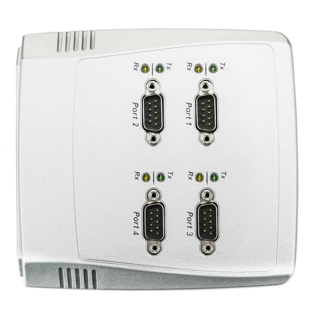 Servidor serial 4 x RS232 para ethernet TCP IP UDP RJ45 10/100 Mbps NCOM-411