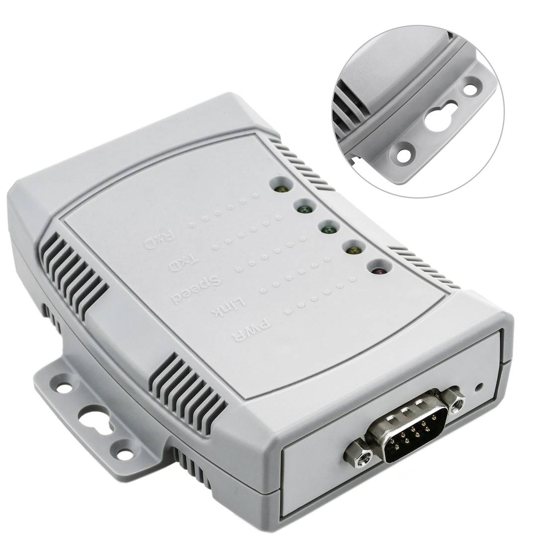 Serial server 1 x RS232 RS422 RS485 to ethernet TCP IP UDP RJ45 10/100 Mbps NCOM-113