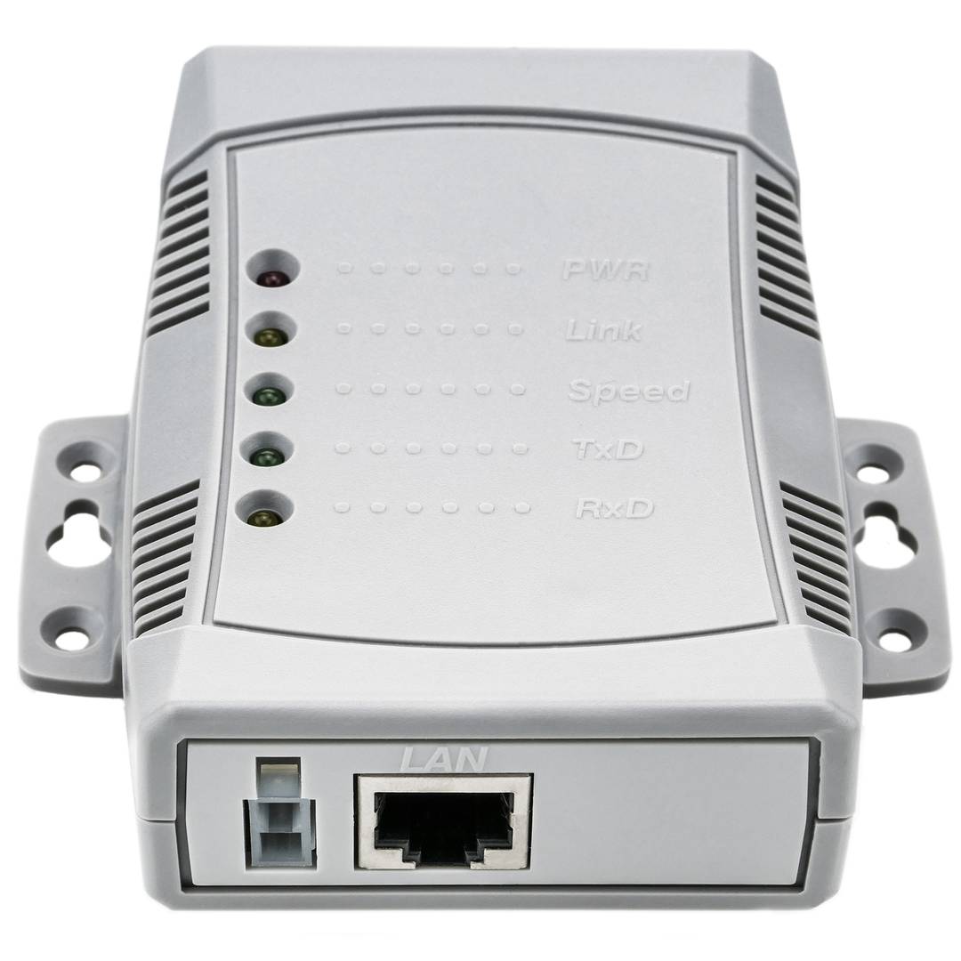 Serial server 1 x RS232 RS422 RS485 to ethernet TCP IP UDP RJ45 10/100 Mbps NCOM-113