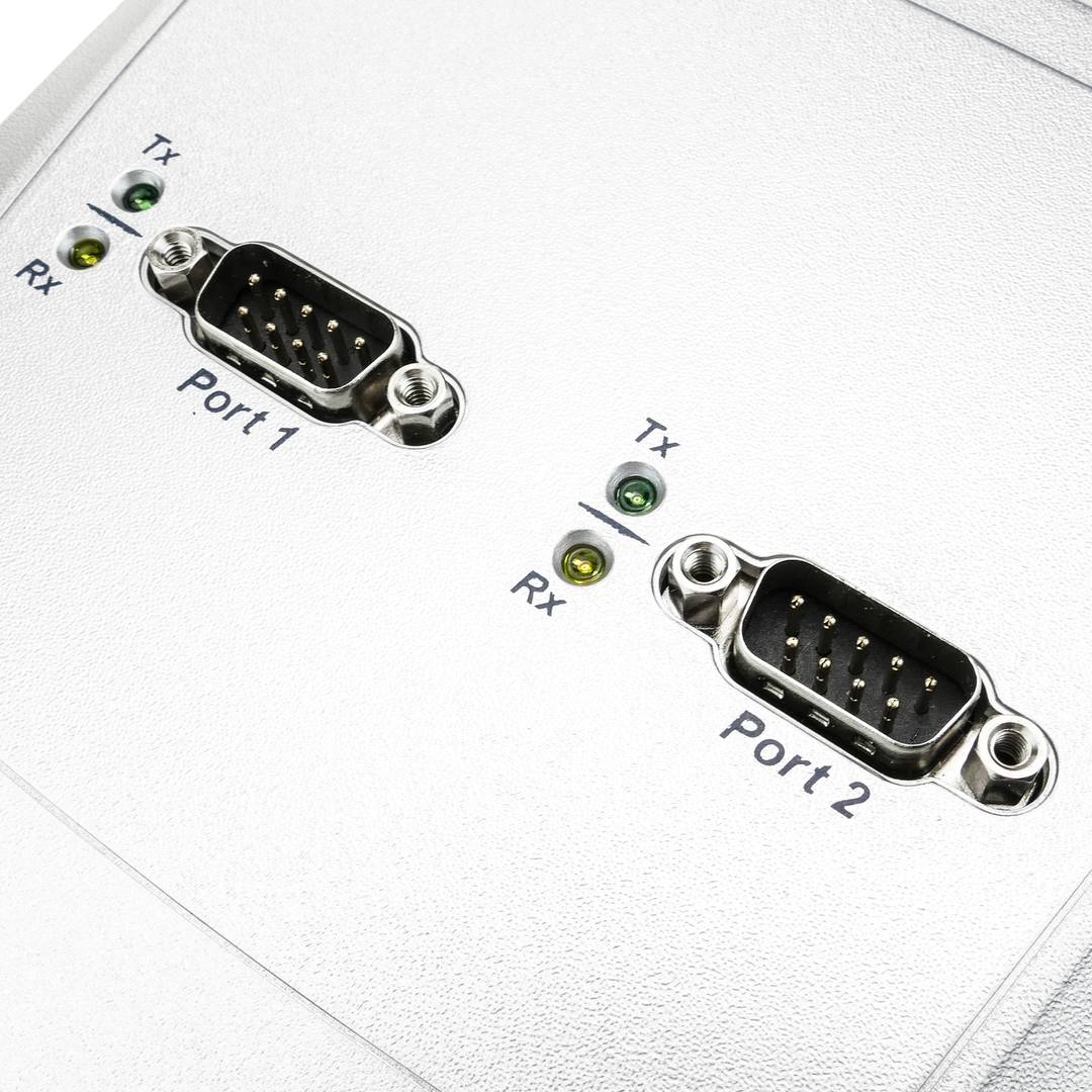 Servidor serie 2 x RS232 RS422 RS485 a ethernet TCP IP UDP RJ45 10/100 Mbps NCOM-213