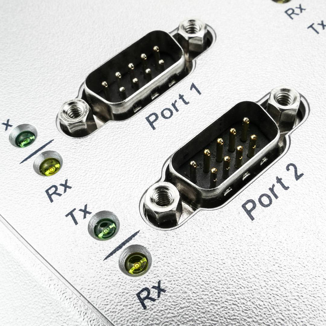 Serial server 4 x RS232 RS422 RS485 to ethernet TCP IP UDP RJ45 10/100 Mbps NCOM-413