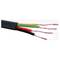 Coil Telephone Cable Flexible Black 4-Wire (100m)