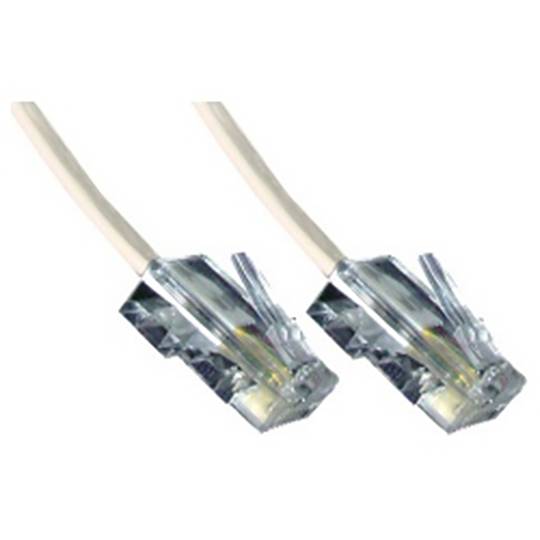 Cable Telefónico 4-Hilos RJ11 LSHF (5m)