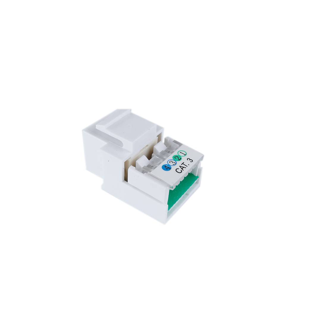 Keystone telefònic RJ11 femella 6P4C TB110 categoria 3 model-B