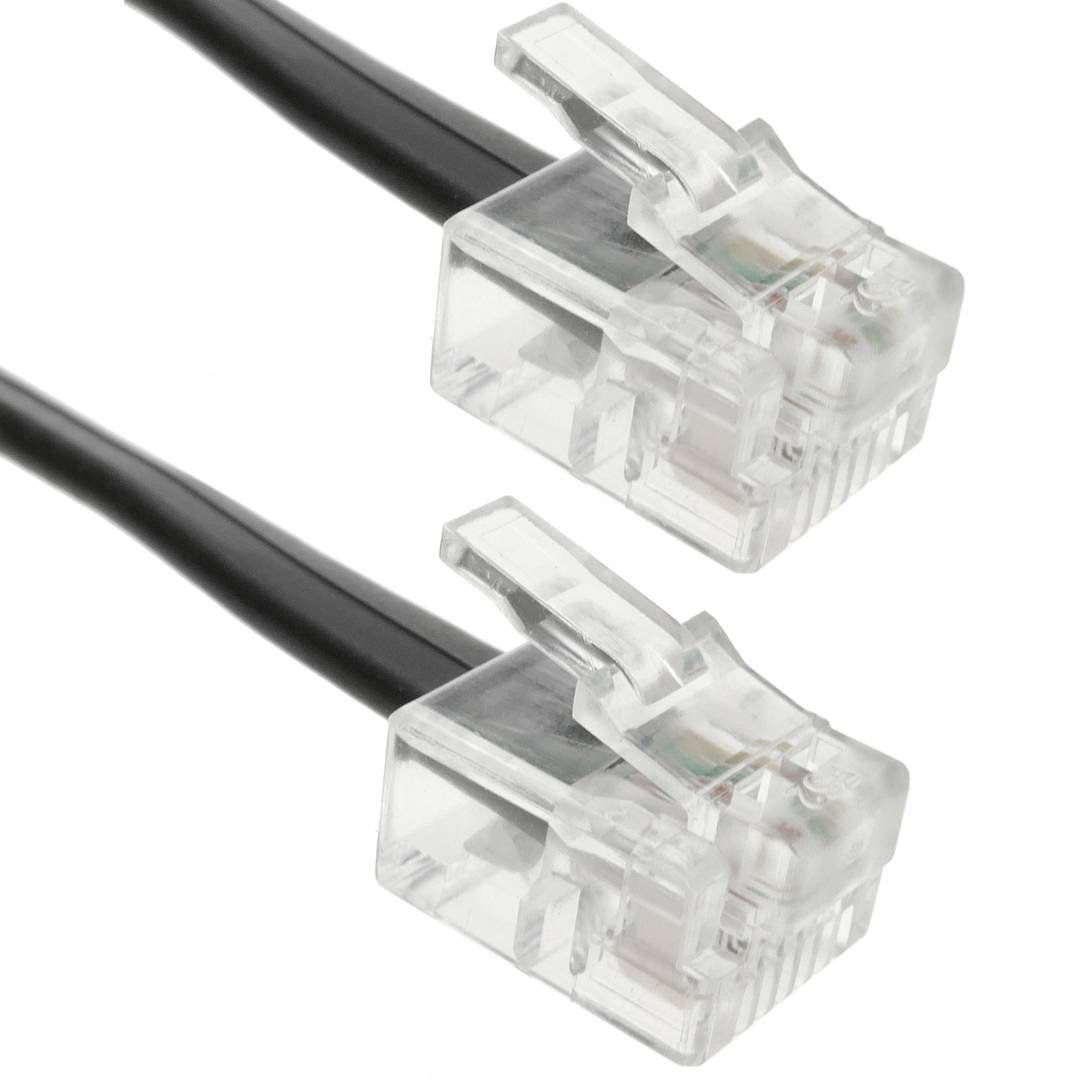 Le câble téléphonique RJ11 á 4 fils (15m) - Cablematic