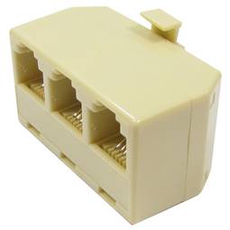 Compact RJ11 Multiplier (1 x RJ11-M > 3 x RJ11-H)