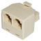 Duplicador RJ11 Compacte (1 x RJ11-M > 2 x RJ11-H)