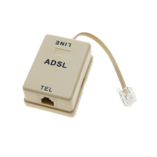 Filtr indywidualny ADSL (mikrofiltr RJ11-M / H)