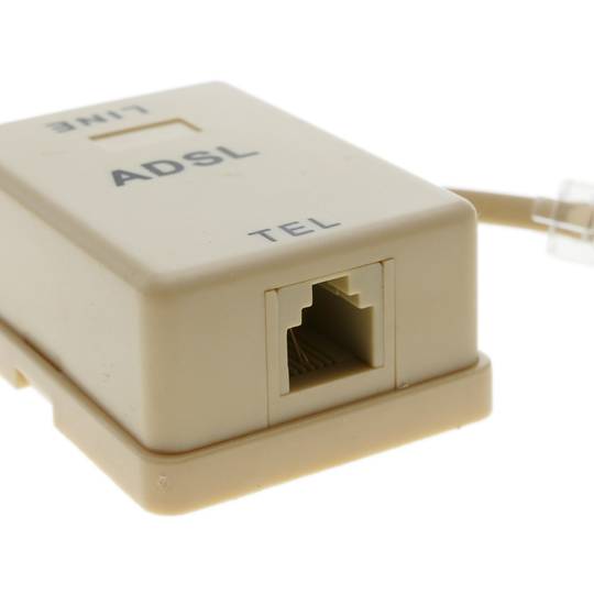 Filtr indywidualny ADSL (mikrofiltr RJ11-M / H)