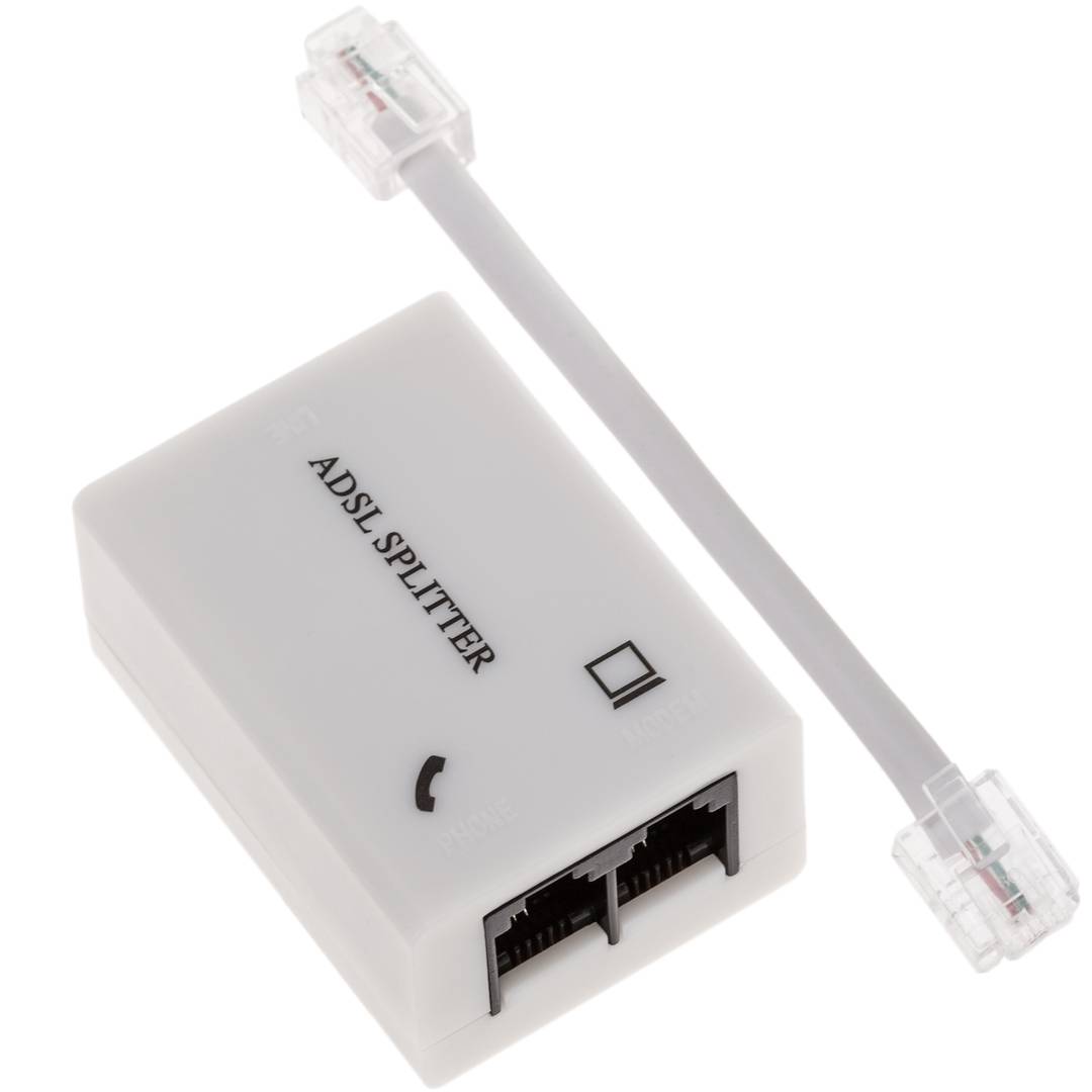 Splitter ADSL Filter (Splitter 2xRJ11 1xRJ11-H-H)
