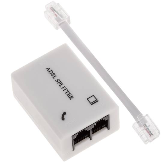 Splitter ADSL Filter (Splitter 2xRJ11 1xRJ11-H-H)