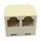 Separador RJ11 de 1 porta RJ11 macho para 2 portas RJ11 fêmea com cabo 15cm