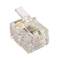 Separador RJ11 de 1 porta RJ11 macho para 2 portas RJ11 fêmea com cabo 15cm