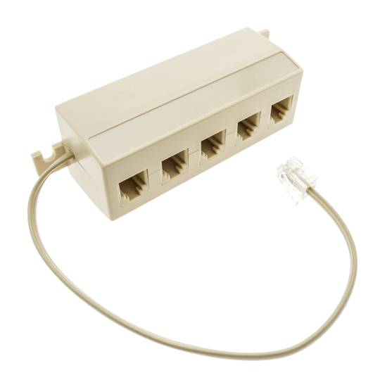 Kabel multiplikatora RJ11 20 cm (1 RJ11-M do 5 RJ11-H)