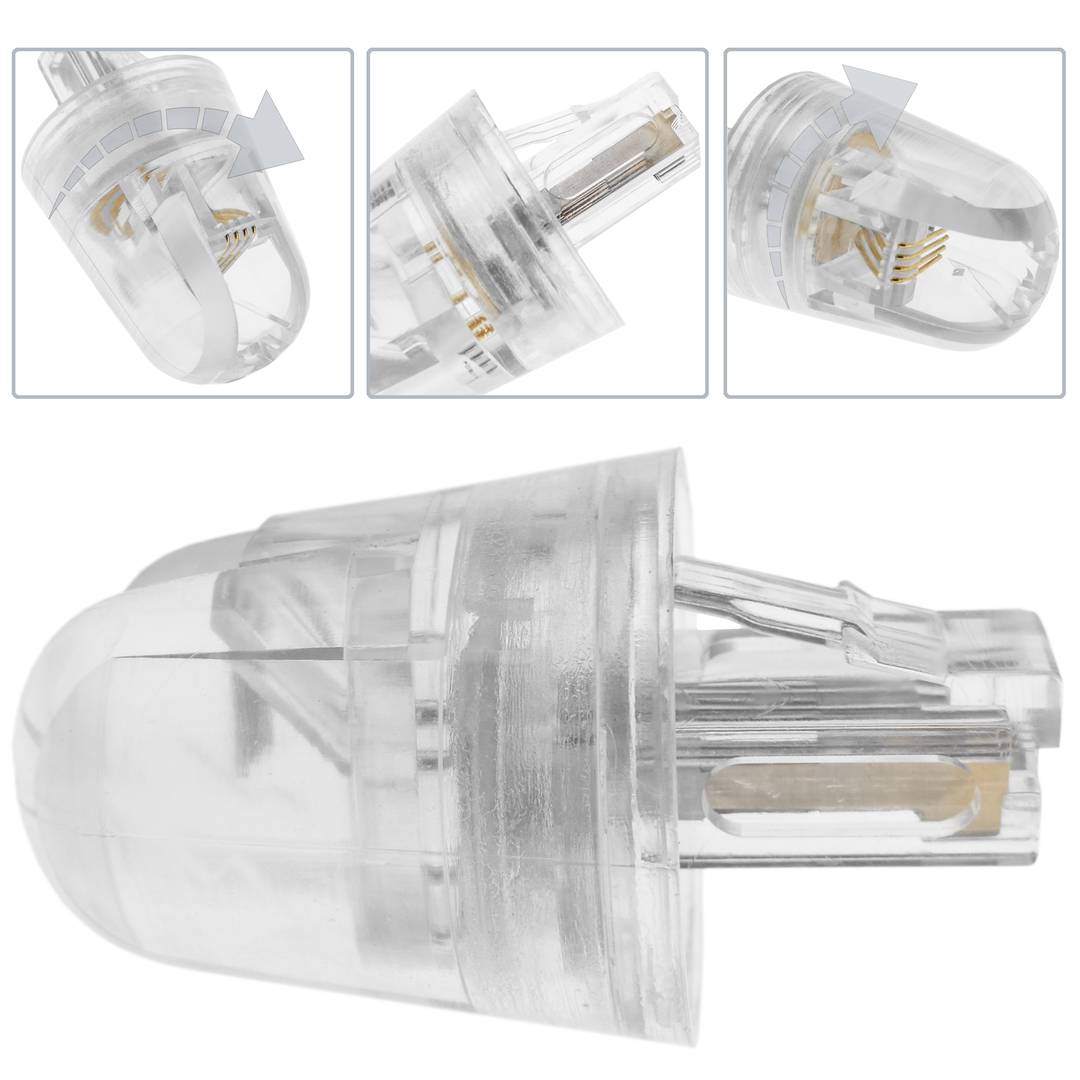 Adaptateur téléphonique RJ9 pour combiné avec rotation