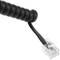 Curly phone cord and RJ11 4 wire 1m