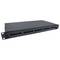 Patch-Panel 1HE 25 Cat.3 RJ45 (8p4c) schwarz auf ausziehbarer Schubla
