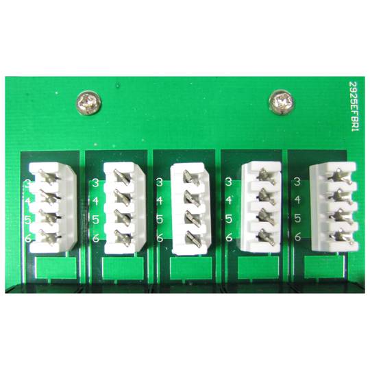 Patch-Panel 1HE 25 Cat.3 RJ45 (8p4c) schwarz auf ausziehbarer Schubla
