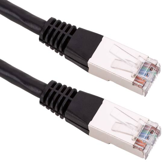 FTP Kategorie 6 Schwarz-Kabel 2m