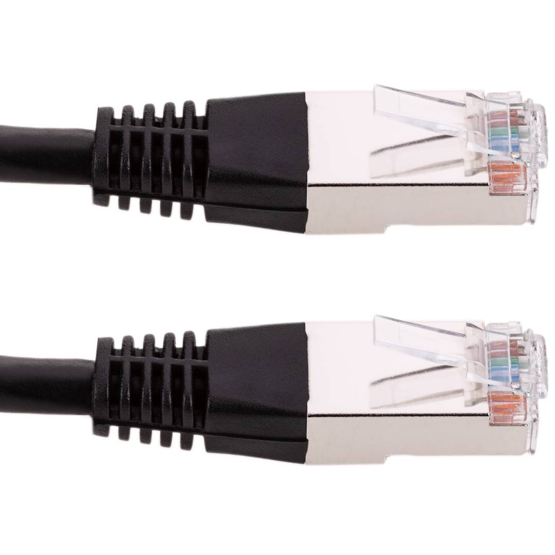 Cable FTP categoría 6 negro 3m