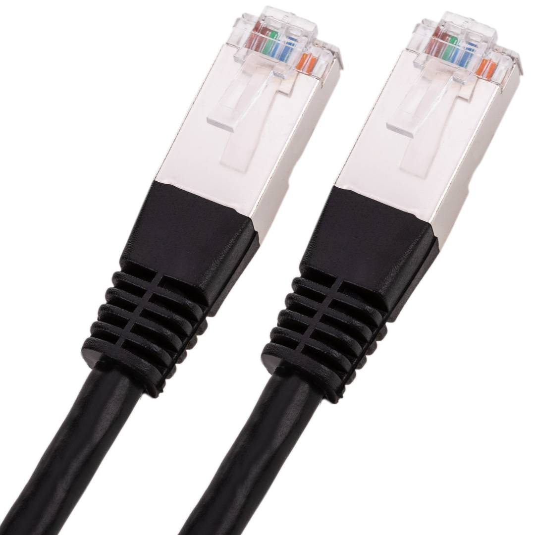 FTP Category 6 Black Cable 3m Cablematic