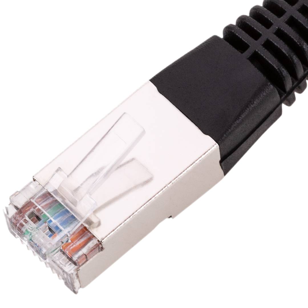 Cable FTP categoría 6 negro 3m