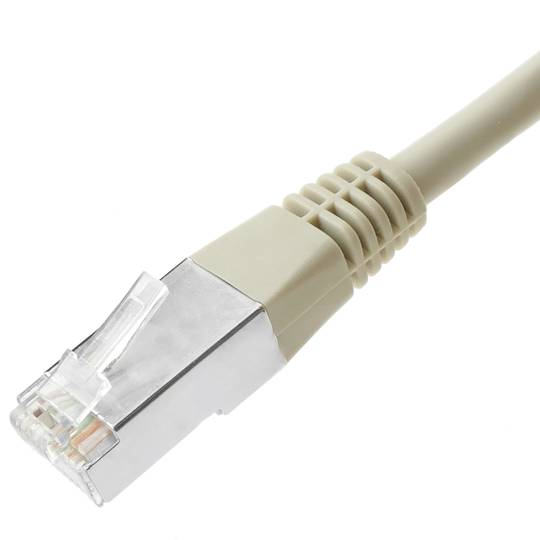 Cable de red ethernet Cat. 6 FTP de 7 m de color gris