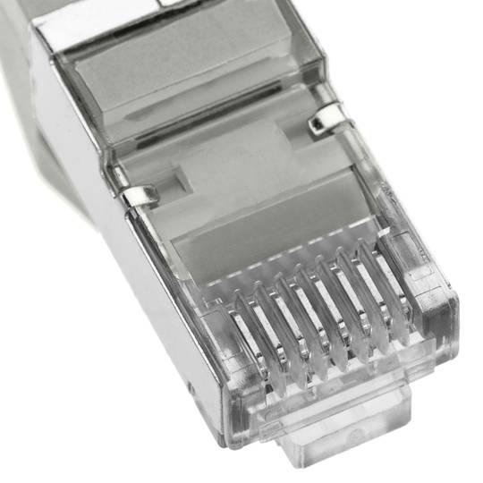 Cable FTP categoria 6A gris 1.8m