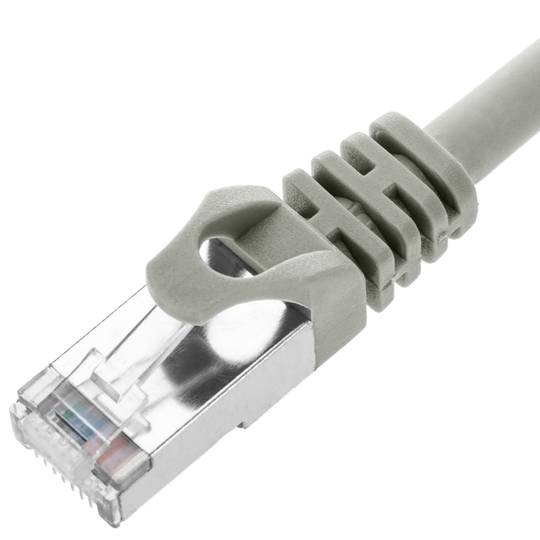 Cable FTP categoria 6A gris 1.8m