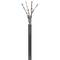 Bobine de câble réseau ethernet extérieur Cat.6a S/FTP 100 m noir