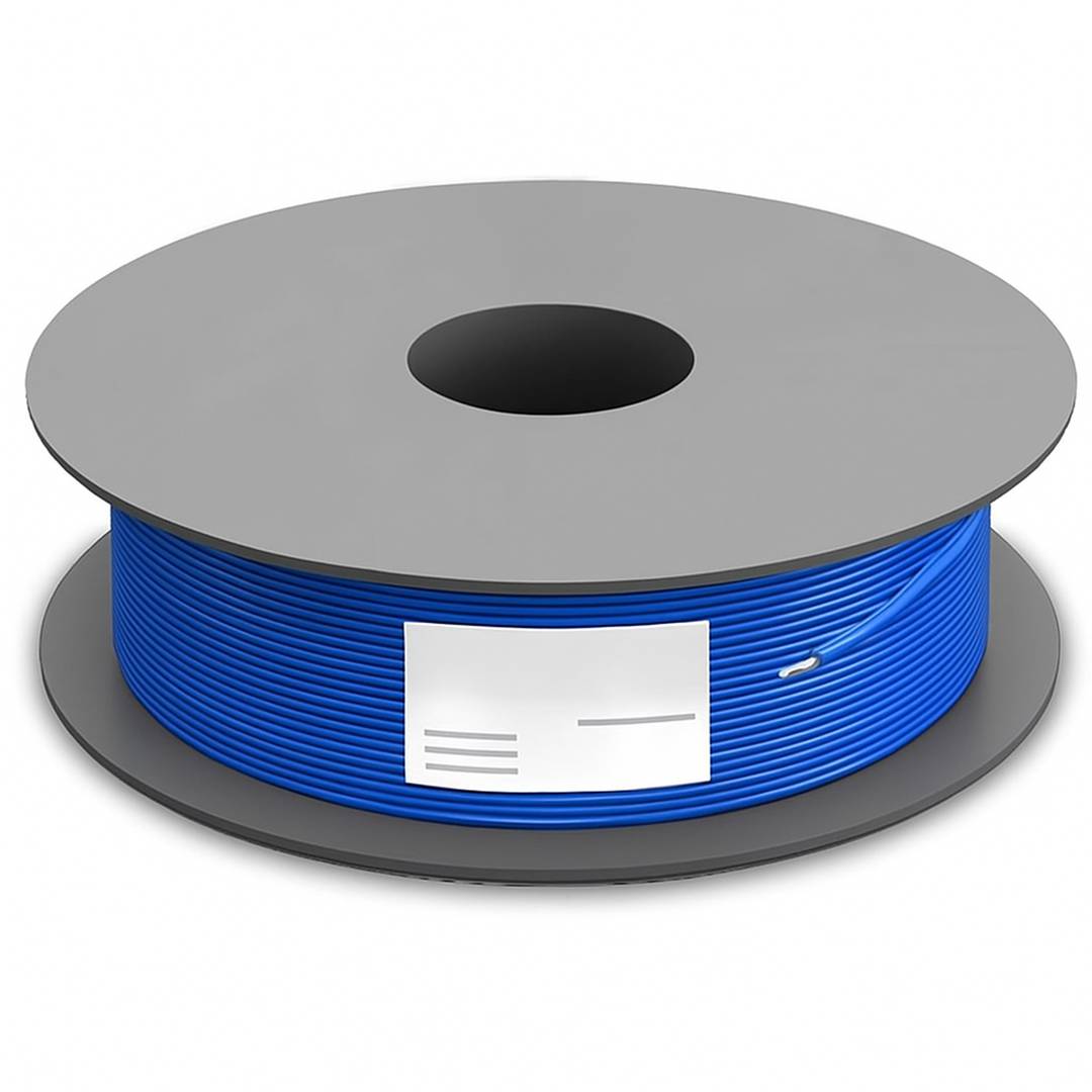 Bobina di cavo di rete ethernet rigido Cat.6a U/UTP LSZH 100 m blu