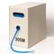 Bobine de câble réseau ethernet rigide Cat.6a U/UTP LSZH 305 m bleu