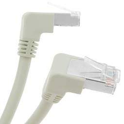 Cavo di rete di categoria 6 Cat.6 RJ45 angolo retto FTP 24AWG LAN di 3 m