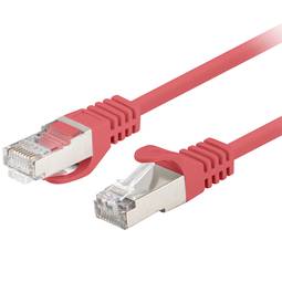 Pack of 10 Cat. 6 FTP Ethernet Network Cable 0.5 m Red PCF6-20CC-0050-R