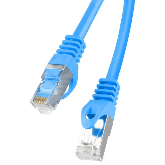 Kabel sieciowy Lanberg kat.6 FTP 0,5m kolor niebieski PCF6-10CC-0050-B