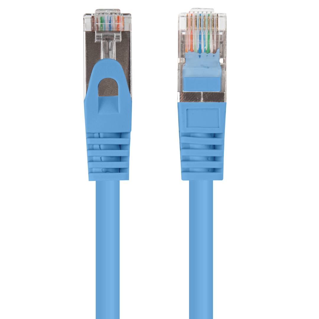 Set van 10 Cat.6 FTP Ethernet-netwerkkabel 1,5 m blauw PCF6-20CC-0150-B