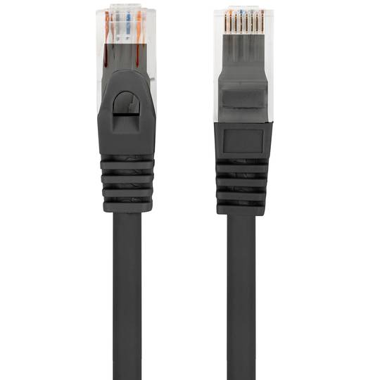 Cable de xarxa de Lanberg cat6 F/UTP (FTP) de 0,25 m amb connectors RJ-45 als dos extrems PCU6-10CU-0025-BK
