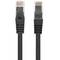 Cable de xarxa de Lanberg cat6 F/UTP (FTP) de 0,25 m amb connectors RJ-45 als dos extrems PCU6-10CU-0025-BK